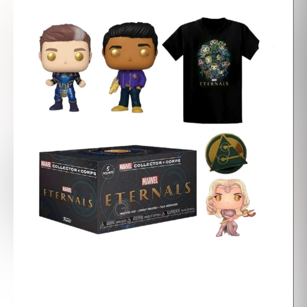 Funko Pop Marvel Collector Corps Eternals Mystery Box SZ NEW